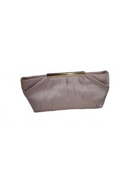 Charlotte Taylor Satin Evening Clutch Bag with Chain